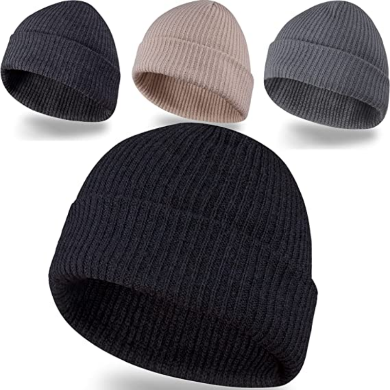 Sombreros de gorro para hombres, gorros holgados para hombres de punto de punto para mujeres&adolescentes para primavera verano otoño invierno